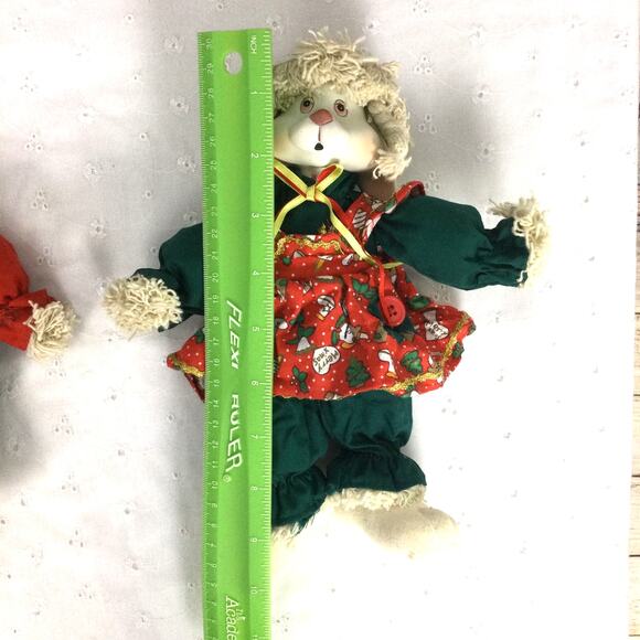 Christmas Around the World Vintage 90's Grannie Flo, Hip and Hop Bunny Dolls - Picture 8 of 12